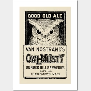 Owl-Musty Ale Posters and Art